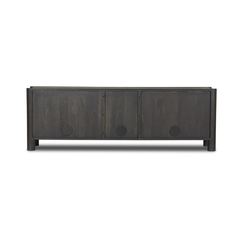 Ezri Media Console - Black Oak