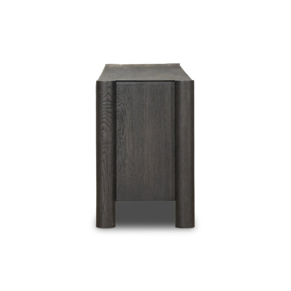 Ezri Media Console - Black Oak