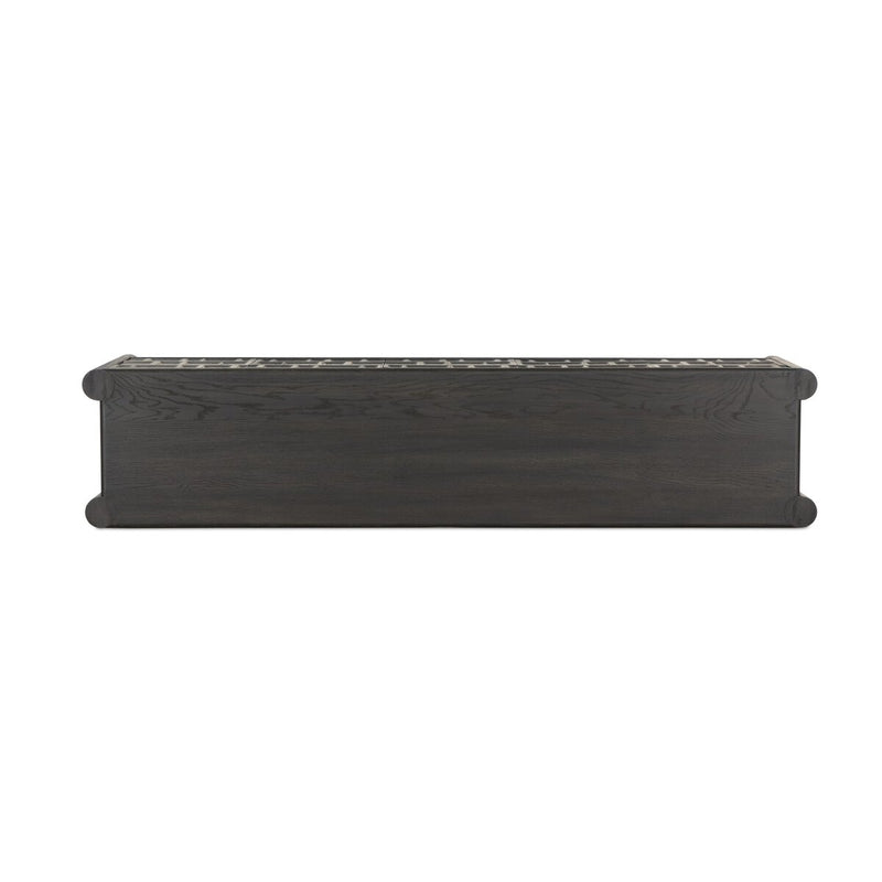 Ezri Media Console - Black Oak