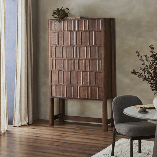 Ezri Cabinet - Cocoa Oak