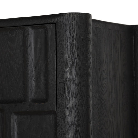 Ezri Cabinet - Black Oak