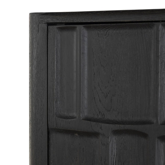 Ezri Cabinet - Black Oak
