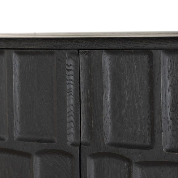 Ezri Cabinet - Black Oak