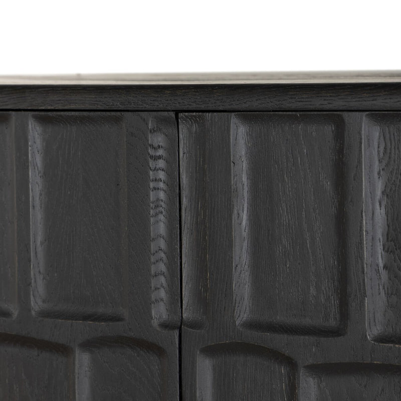 Ezri Cabinet - Black Oak
