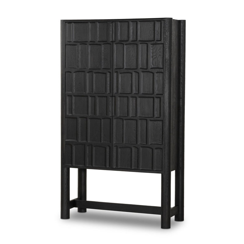 Ezri Cabinet - Black Oak
