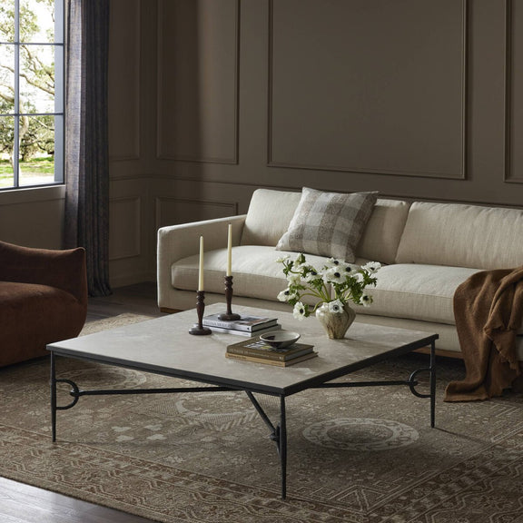 Babylon Coffee Table - Lunar Marble