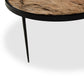 Yoko Nesting Tables - Set Of 2 - Smoked Brown Cast Glass