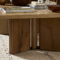 Huxley Coffee Table - Rubbed Light Oak