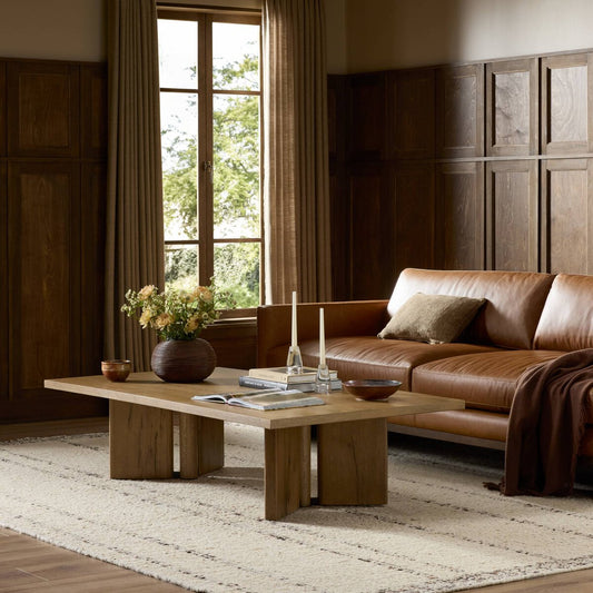 Huxley Coffee Table - Rubbed Light Oak