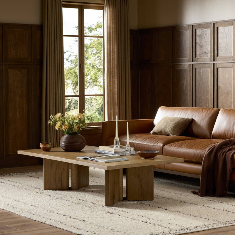 Huxley Coffee Table - Rubbed Light Oak