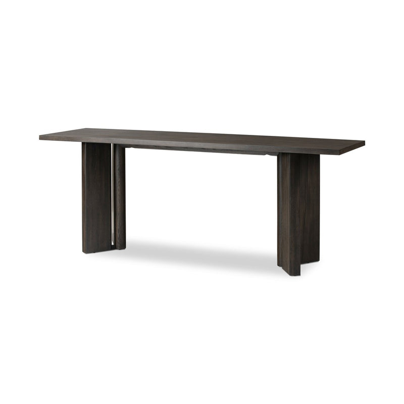 Huxley Console Table - Smoked Black