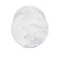 Cyprus End Table - Veined White Marble Solid