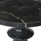 Skylar End Table - Black Marble