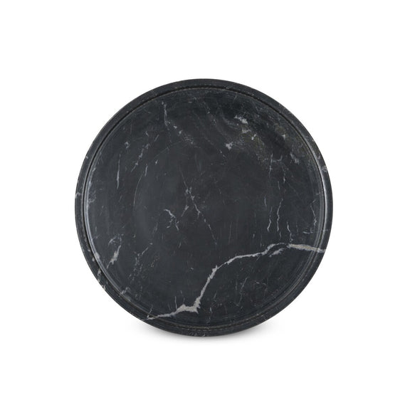 Skylar End Table - Black Marble
