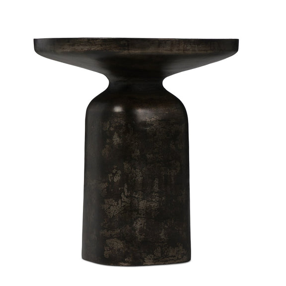 Odessa End Table - Distressed Bronze