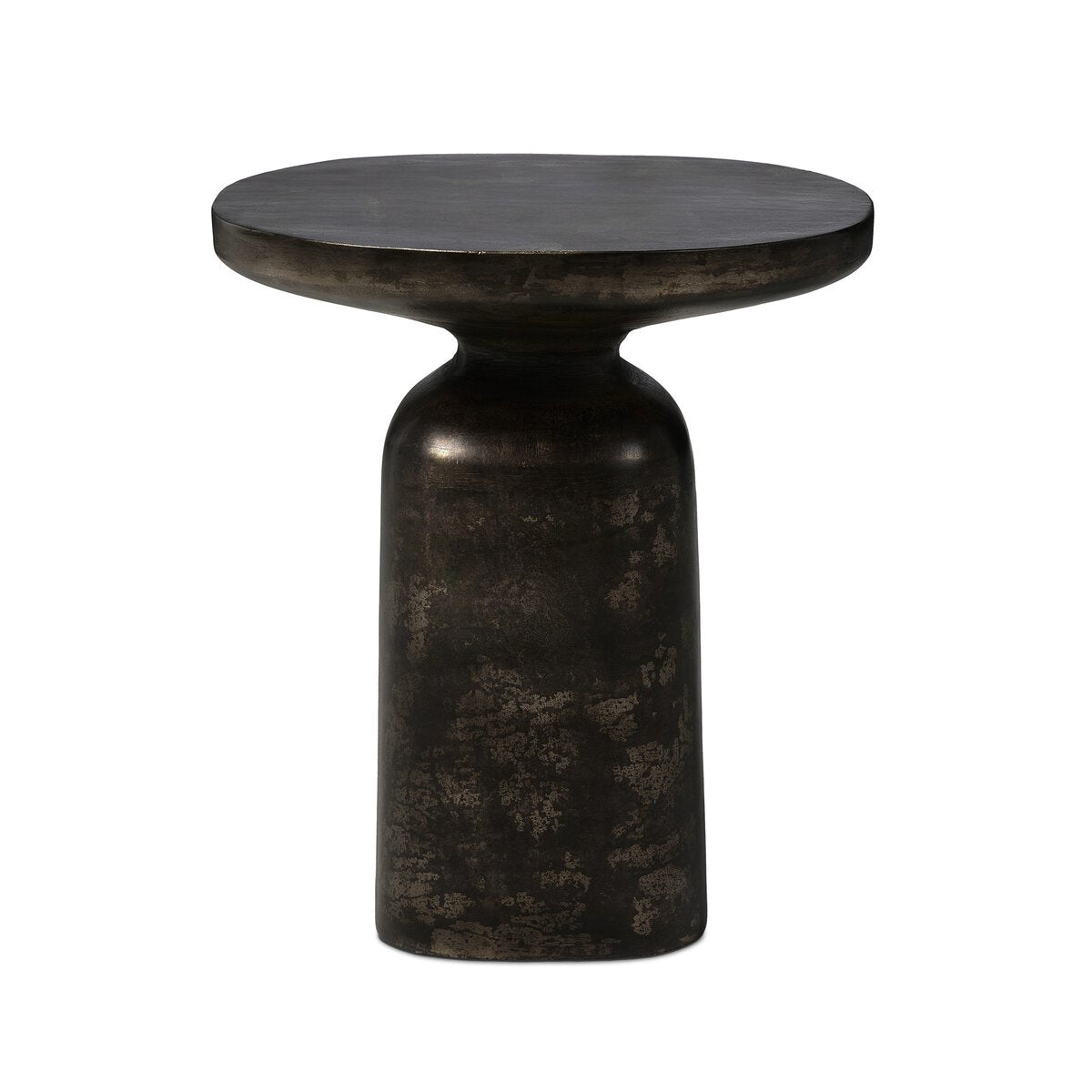 Odessa End Table - Distressed Bronze