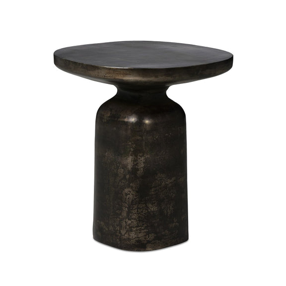 Odessa End Table - Distressed Bronze
