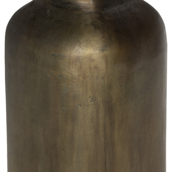 Odessa End Table - Textured Aged Brass