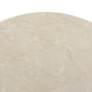 Polli End Table - Cream Marble