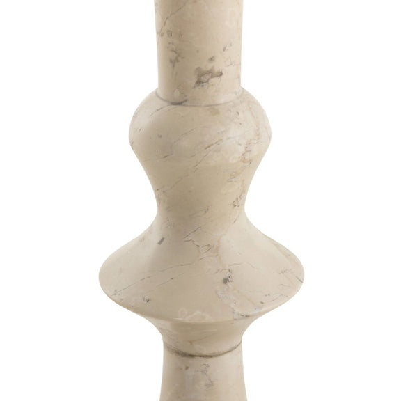 Polli End Table - Cream Marble
