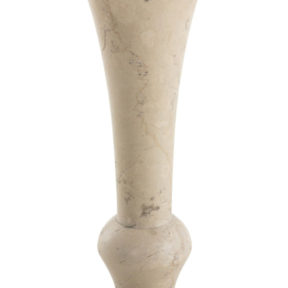 Polli End Table - Cream Marble