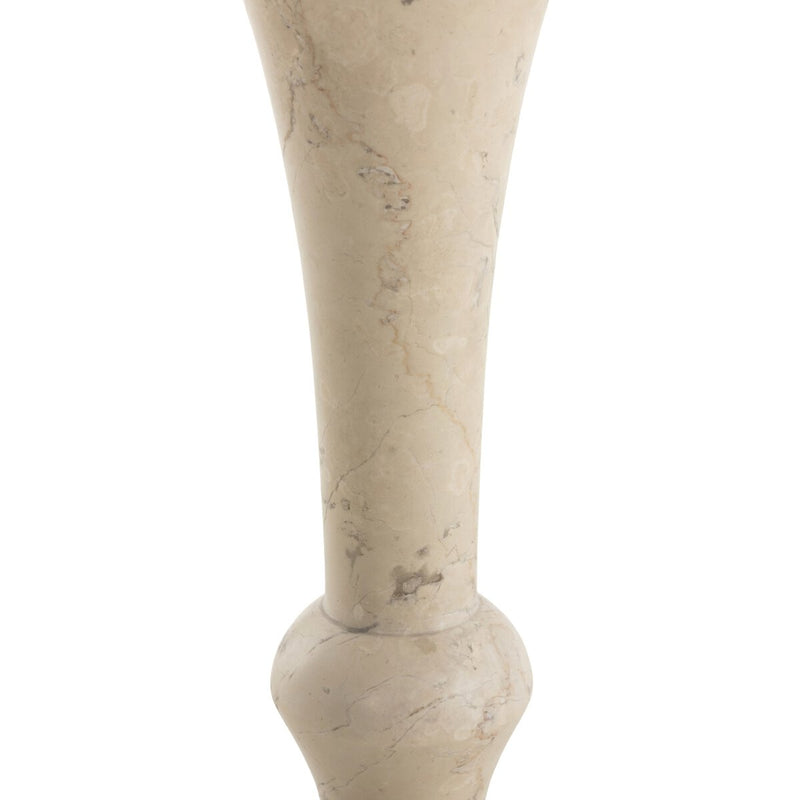 Polli End Table - Cream Marble