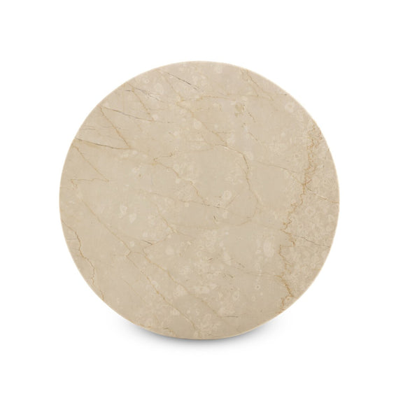Polli End Table - Cream Marble