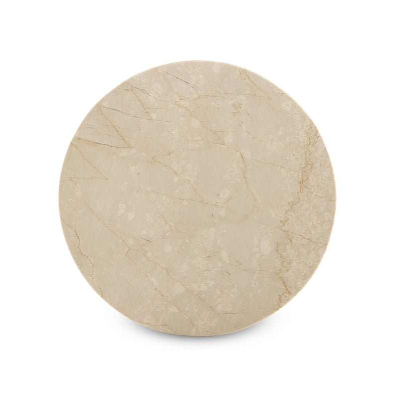 Polli End Table - Cream Marble
