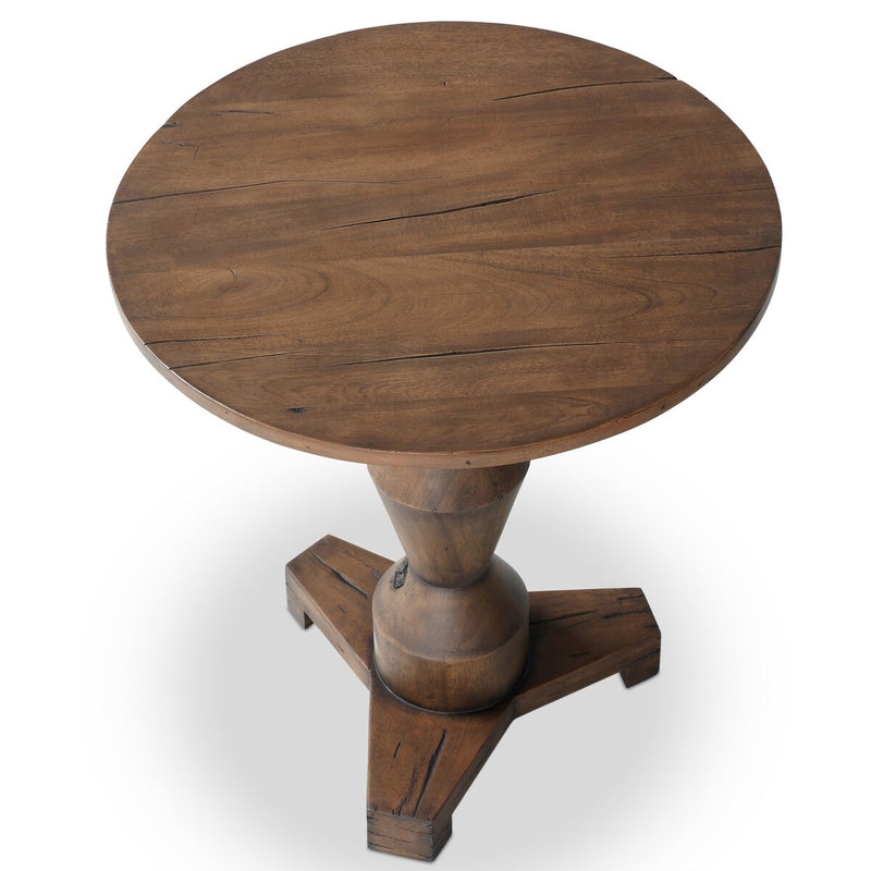 Rivi End Table - Antique Belgium Bleach