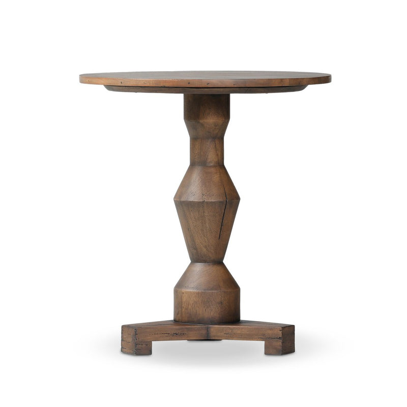 Rivi End Table - Antique Belgium Bleach