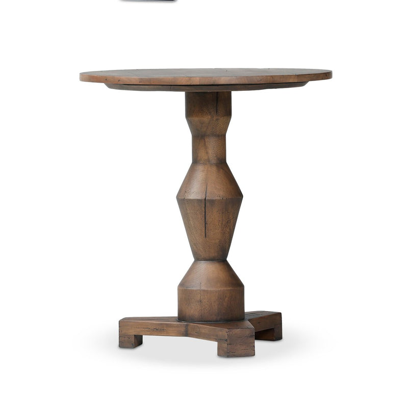 Rivi End Table - Antique Belgium Bleach