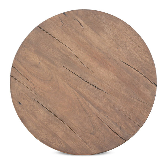 Rivi End Table - Antique Belgium Bleach