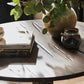 Rivi Large End Table - Antique Belgium Bleach