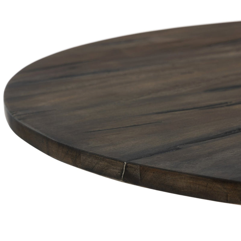 Rivi Large End Table - Antique Belgium Bleach