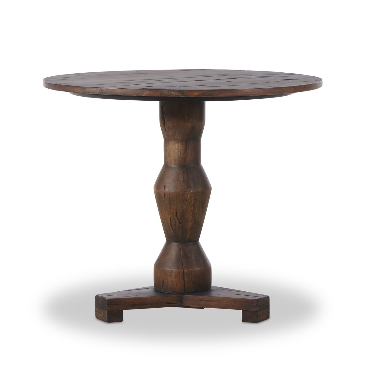 Rivi Large End Table - Antique Belgium Bleach