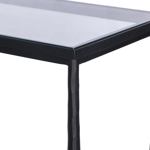 Babylon Console Table - Tempered Glass