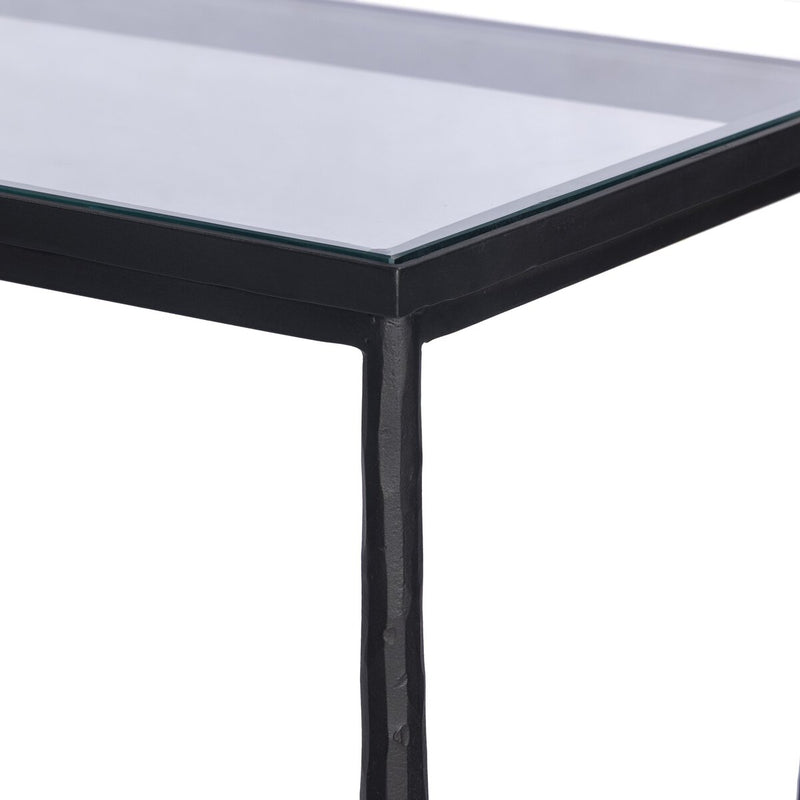 Babylon Console Table - Tempered Glass