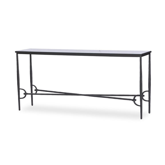Babylon Console Table - Tempered Glass