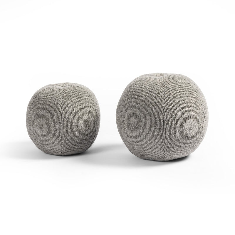 Balle Outdoor Pillow, Set Of 2 - Leto Grey