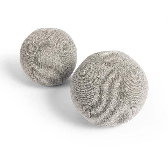 Balle Outdoor Pillow, Set Of 2 - Leto Grey