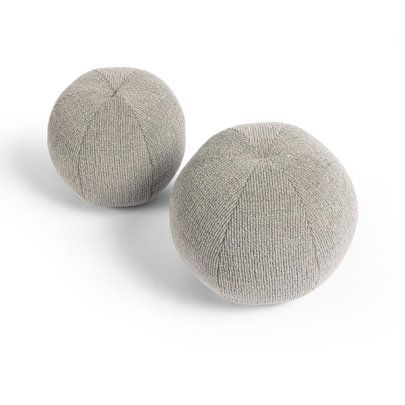 Balle Outdoor Pillow, Set Of 2 - Leto Grey