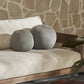 Balle Outdoor Pillow, Set Of 2 - Leto Grey