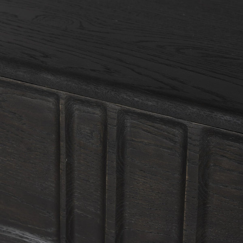 Ezri 6 Drawer Dresser - Black Oak