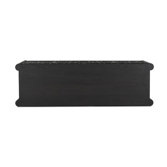 Ezri 6 Drawer Dresser - Black Oak