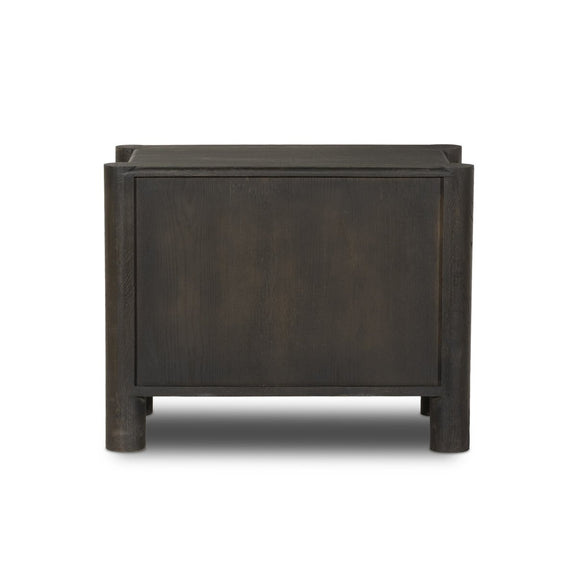 Ezri Nightstand - Black Oak