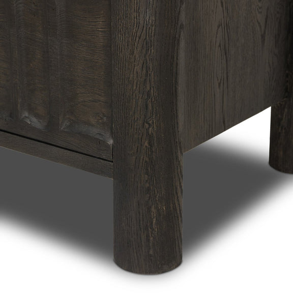 Ezri Nightstand - Black Oak