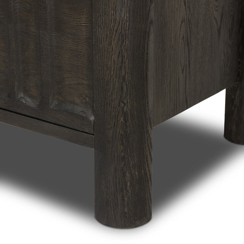 Ezri Nightstand - Black Oak
