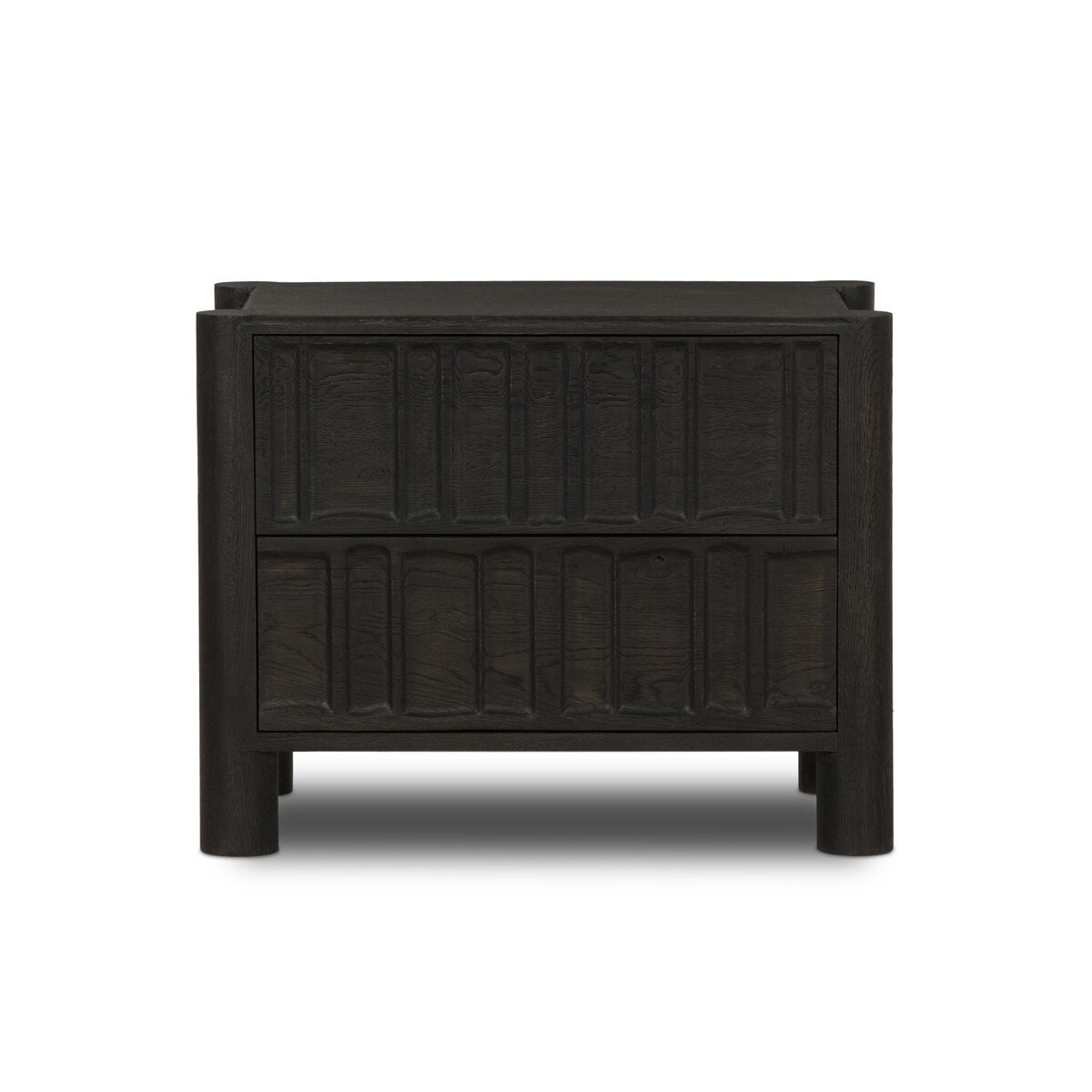 Ezri Nightstand - Black Oak