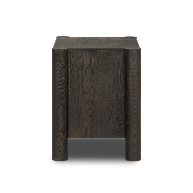 Ezri Nightstand - Black Oak
