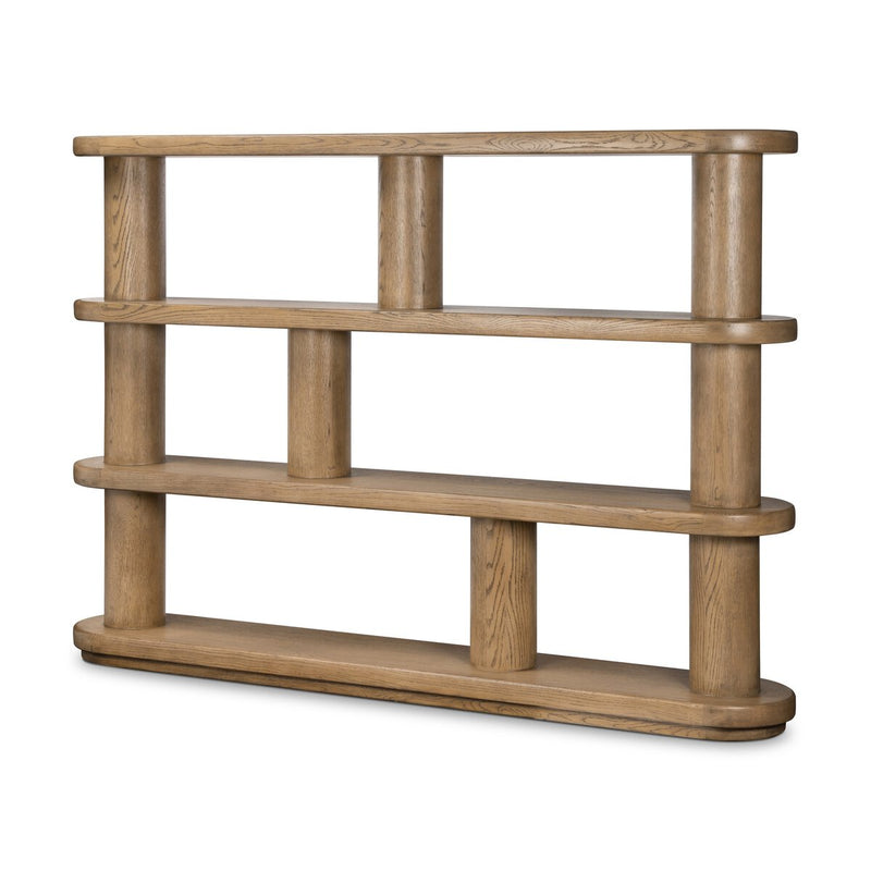 Luciana Bookcase - Smoked Oak